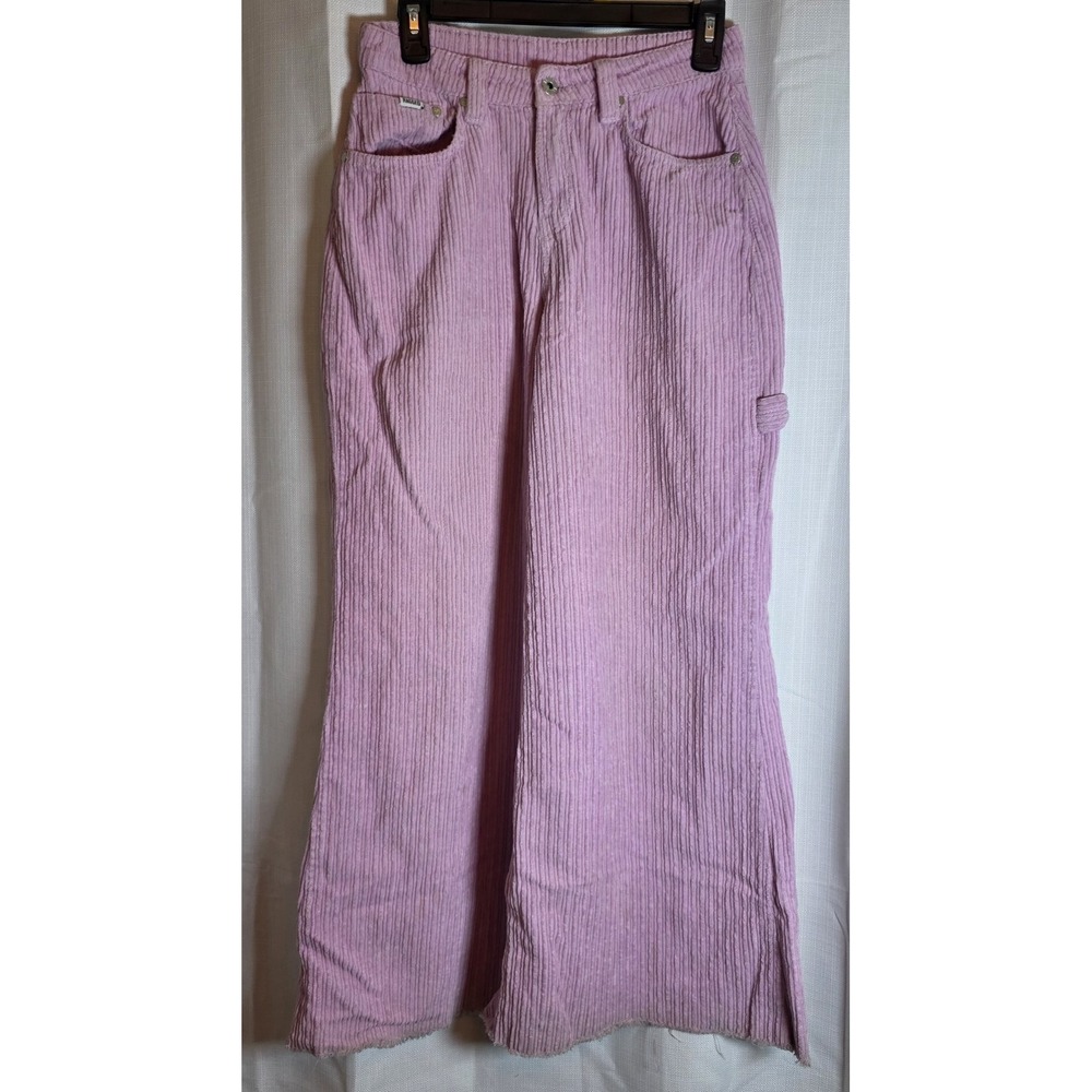 Ragged Jeans Womens Size 26 Pink Corduroy Barrel Pants Y2K Pants